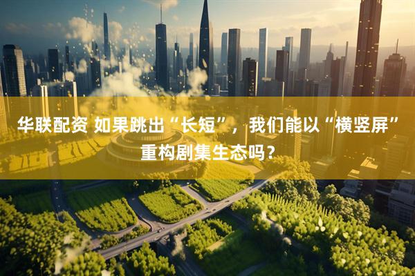 华联配资 如果跳出“长短”，我们能以“横竖屏”重构剧集生态吗？